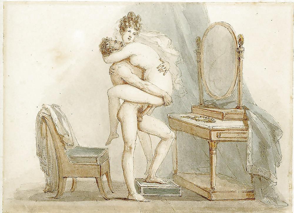 10P Drawn Ero and Porn Art 8 - Artist N.N. (1) c. 1800