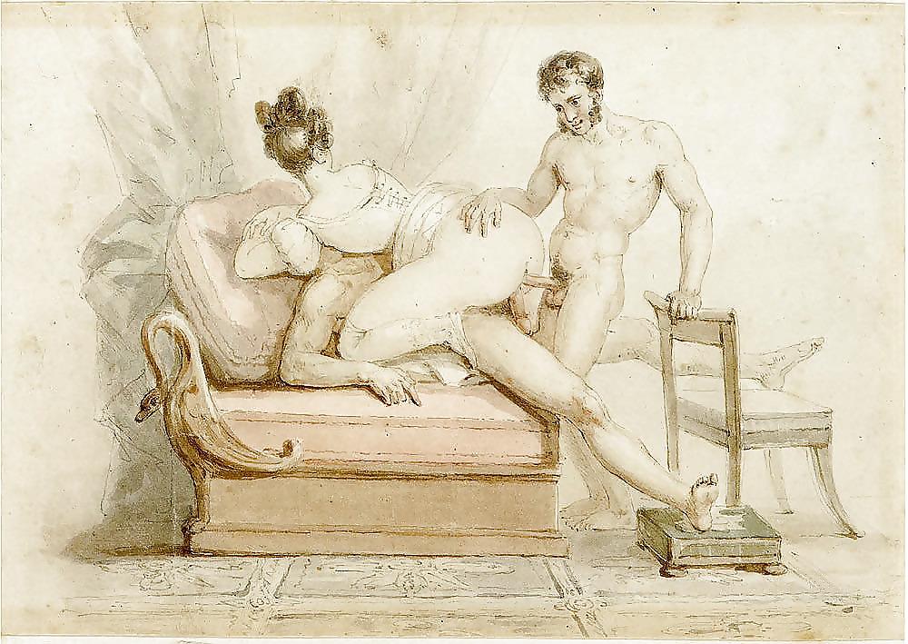 10P Drawn Ero and Porn Art 8 - Artist N.N. (1) c. 1800