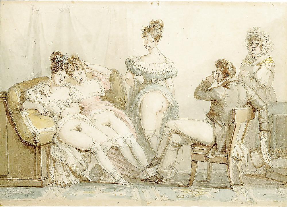 10P Drawn Ero and Porn Art 8 - Artist N.N. (1) c. 1800