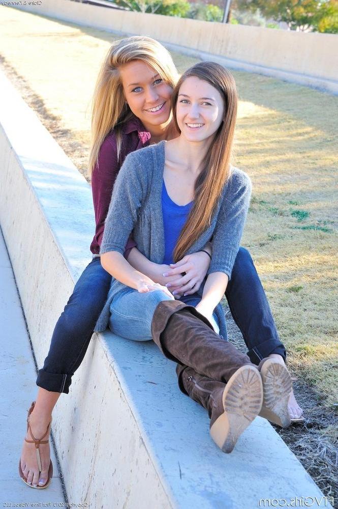 15P Kennedy Leigh hooks up her with her hot girlfriend for some naughty lesbian fun