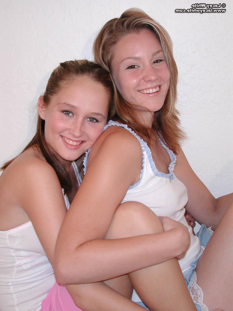 20P Pictures of Lacey White and Stacy Bride stripping naked