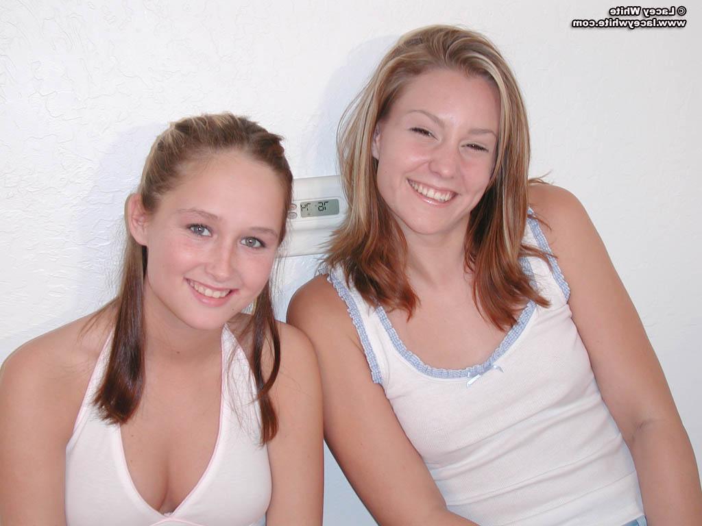 20P Pictures of Lacey White and Stacy Bride stripping naked