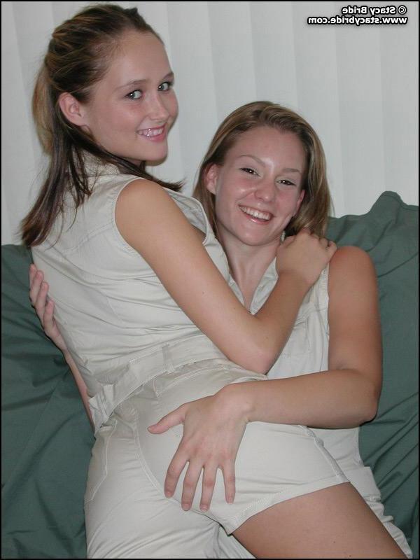 20P Stacy and Lacey strip each other naked