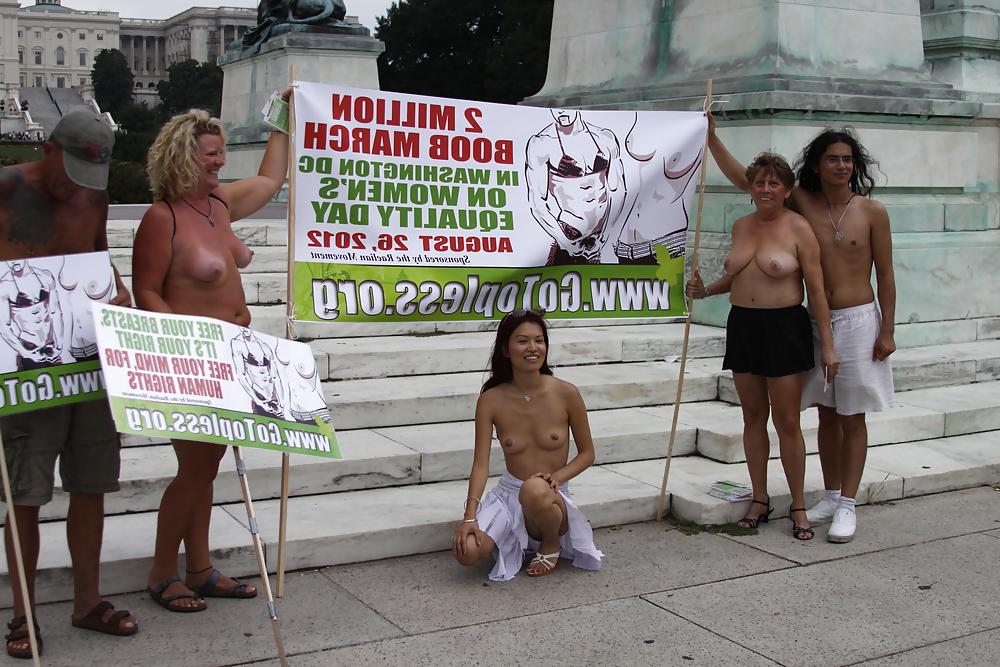 25P National Go Topless Day In DC - 21 Aug 2011