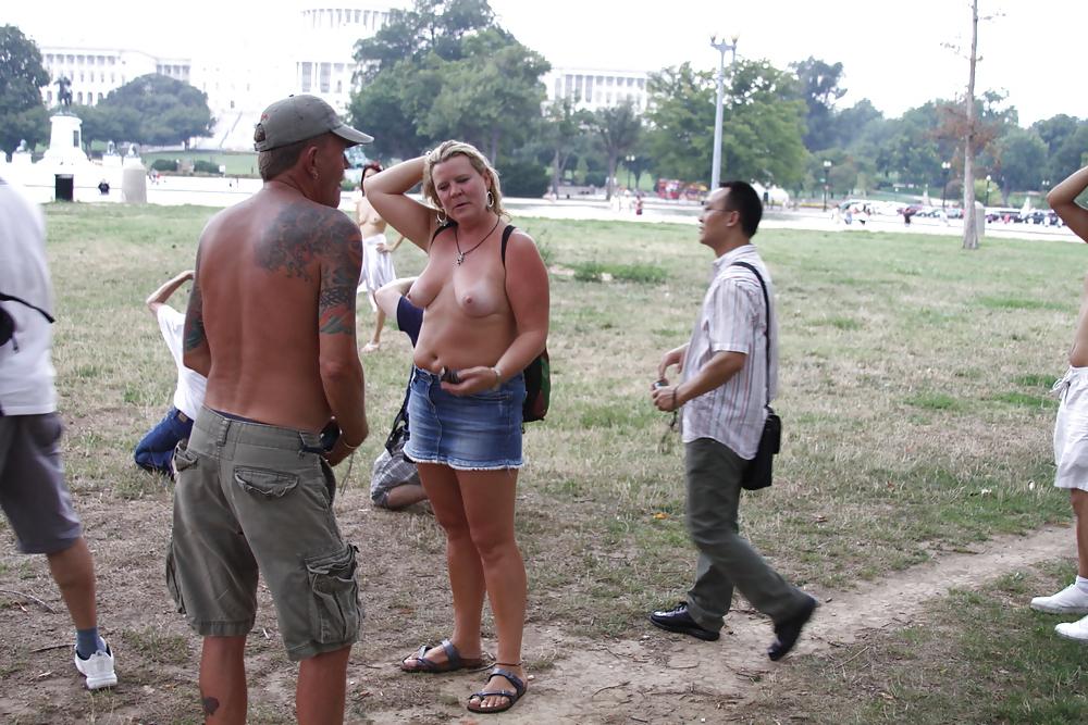 25P National Go Topless Day In DC - 21 Aug 2011