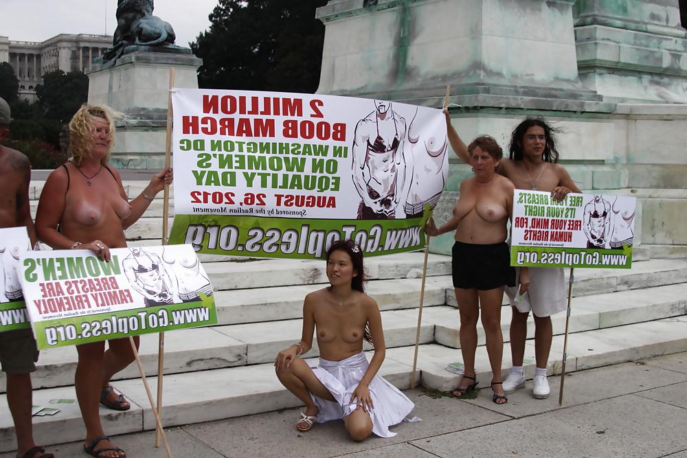 25P National Go Topless Day In DC - 21 Aug 2011