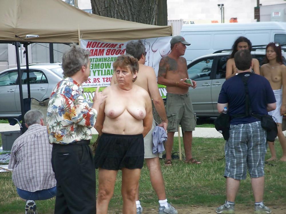 25P National Go Topless Day In DC - 21 Aug 2011