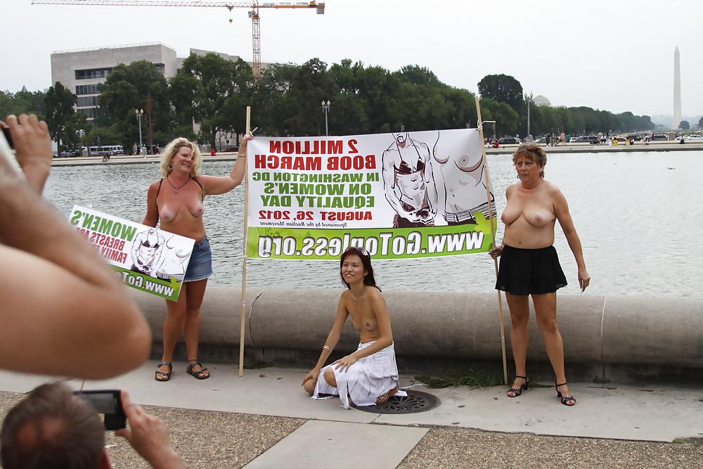 25P National Go Topless Day In DC - 21 Aug 2011