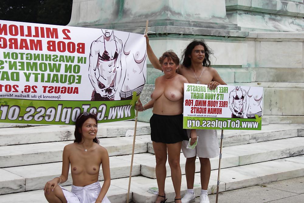 25P National Go Topless Day In DC - 21 Aug 2011
