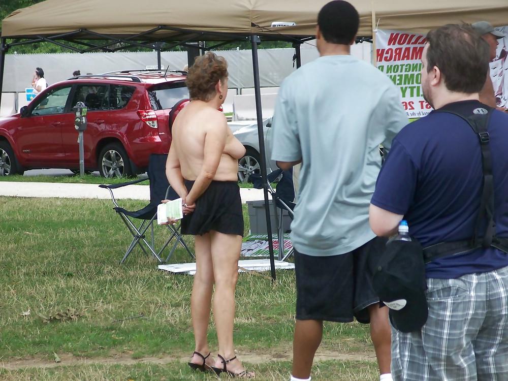 25P National Go Topless Day In DC - 21 Aug 2011