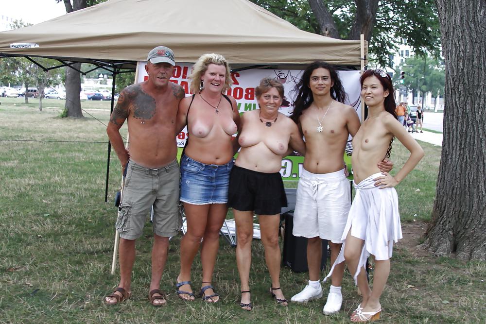 25P National Go Topless Day In DC - 21 Aug 2011