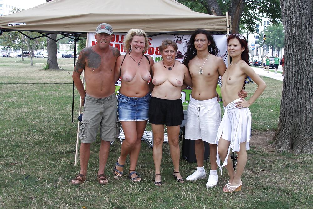 25P National Go Topless Day In DC - 21 Aug 2011