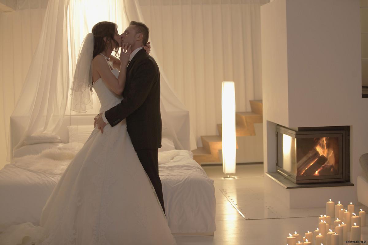 17P Caprice is getting married! Not really but this is her actual boyfriend and his first time having sex on camera