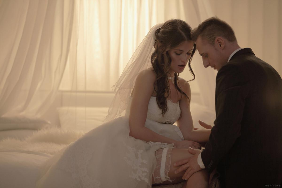 17P Caprice is getting married! Not really but this is her actual boyfriend and his first time having sex on camera