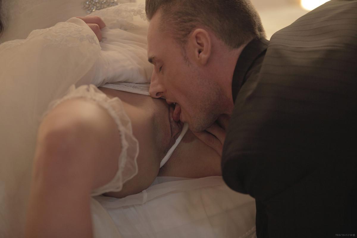 17P Caprice is getting married! Not really but this is her actual boyfriend and his first time having sex on camera