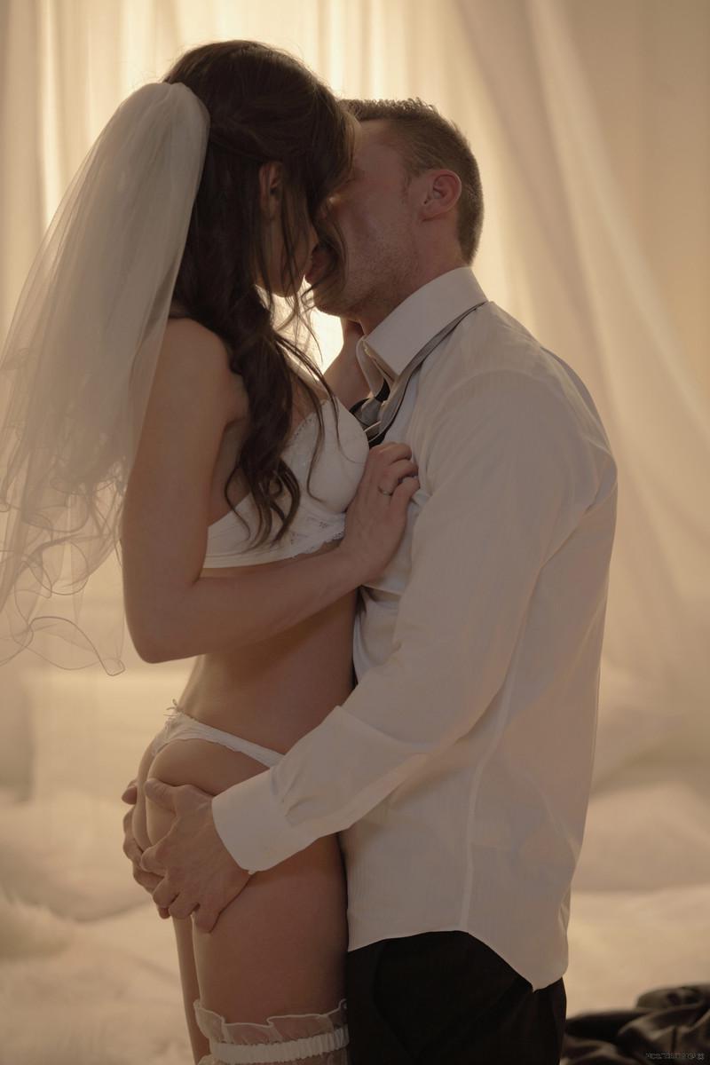 17P Caprice is getting married! Not really but this is her actual boyfriend and his first time having sex on camera