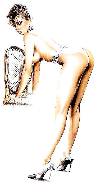 25P Pin-up Art 10 - Hajime Sorayama (1)