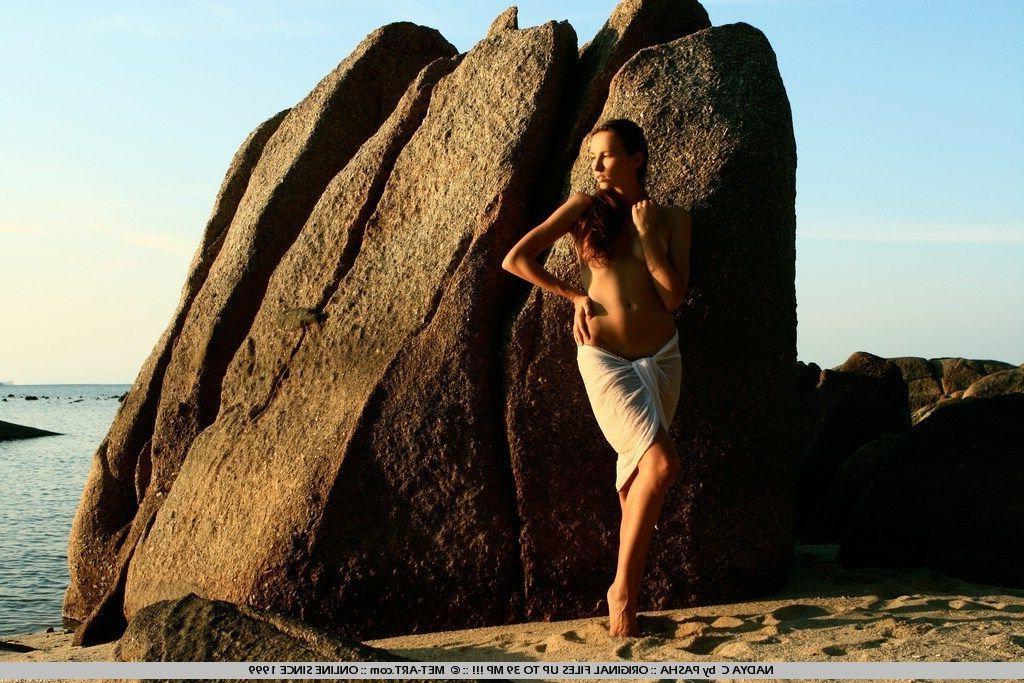19P Pictures of Nadya C naked on the beach
