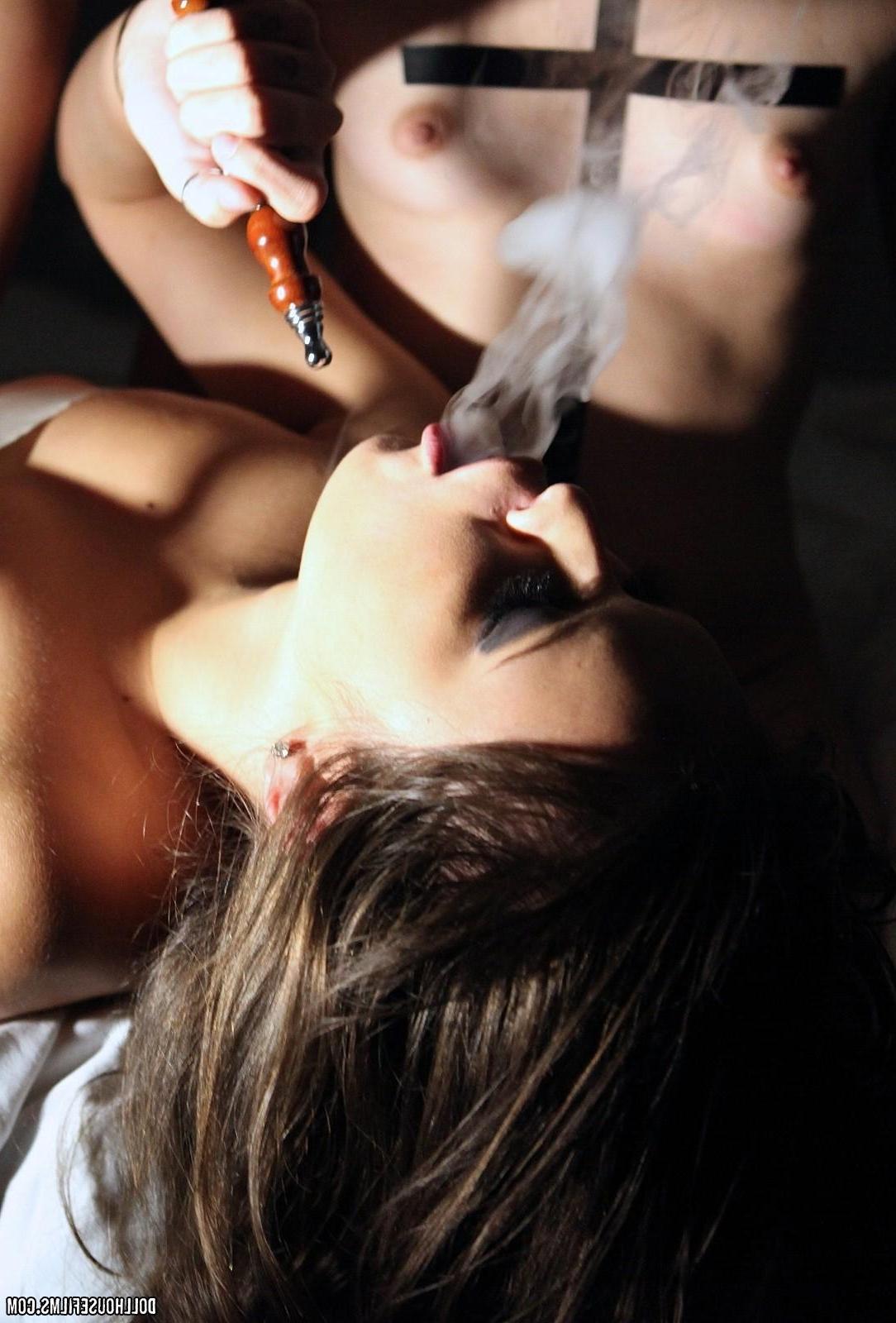 15P Nina James & Sarah Jaymes get sexy with a hookah!