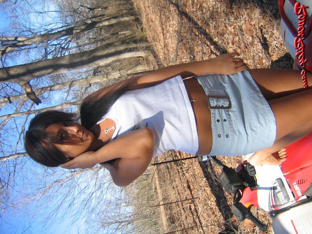 12P Raven Riley topless outdoors