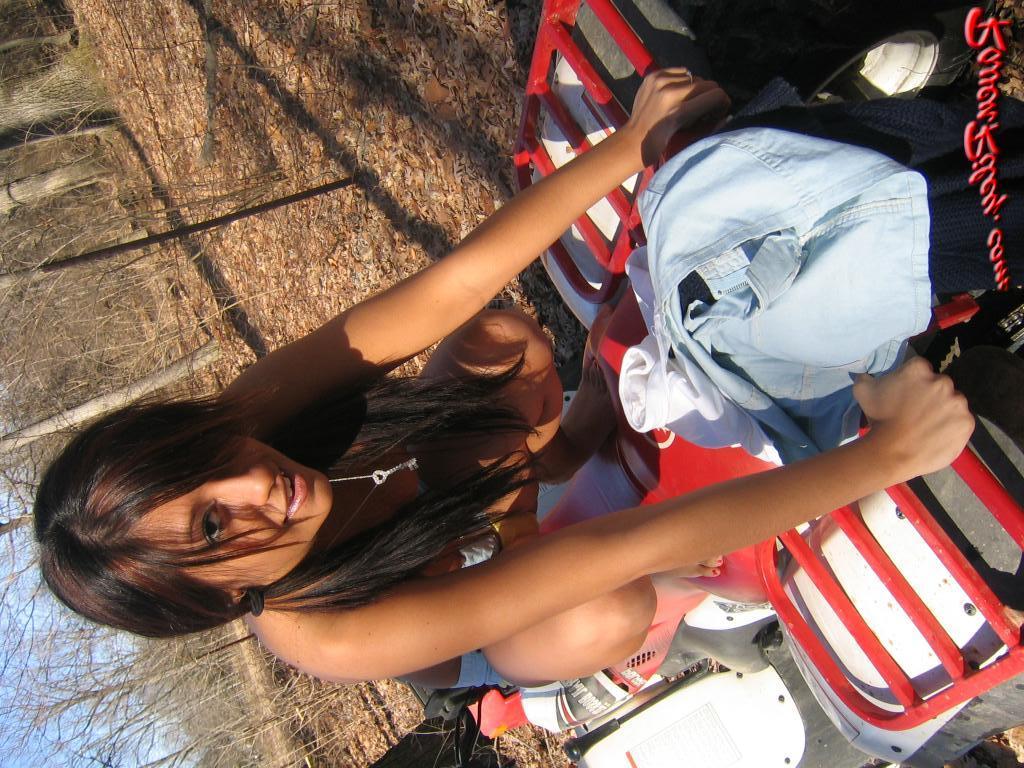 12P Raven Riley topless outdoors