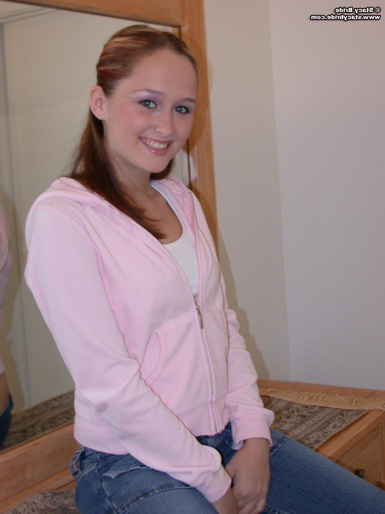 20P Pics of Stacy Bride showing you her round perky tits