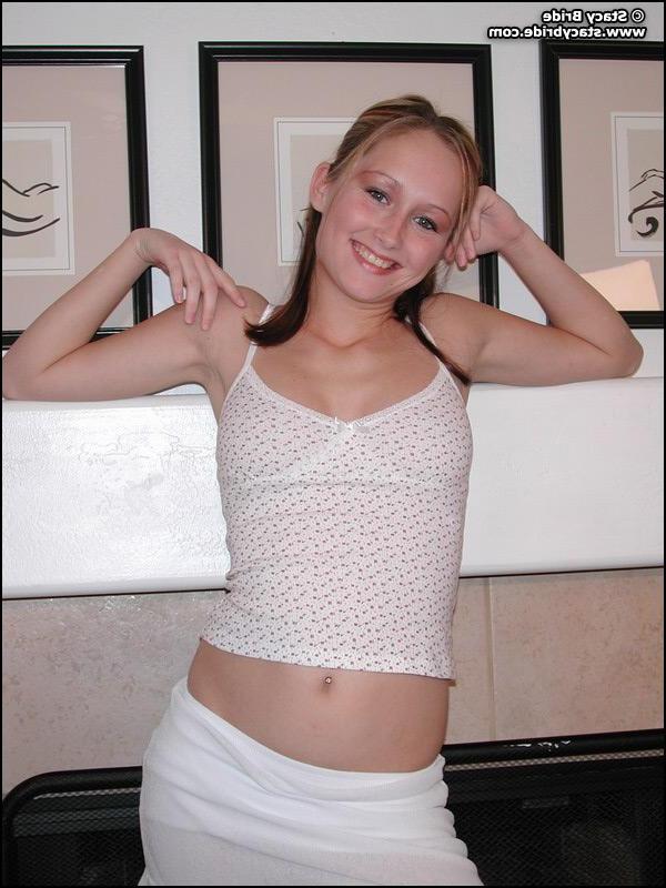 20P Pics of Stacy Bride teasing in a skirt