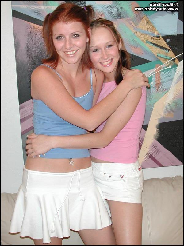 20P Pictures of two teen coeds getting naked together