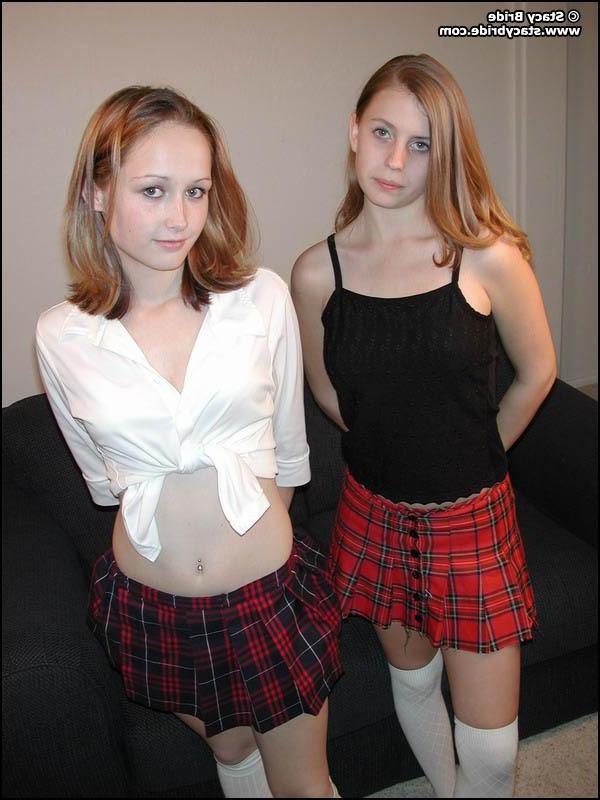20P Pictures of two schoolgirls getting naked
