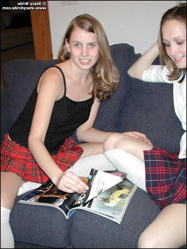 20P Pictures of two schoolgirls getting naked