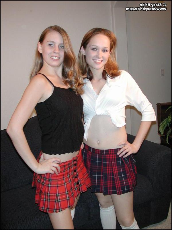 20P Pictures of two schoolgirls getting naked