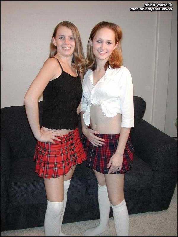 20P Pictures of two schoolgirls getting naked