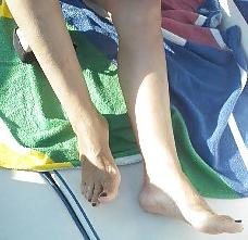 24P My aunt and cousin's sexy feet...