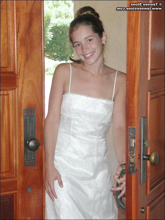 20P Pics of Tawnee Stone flashing in her wedding dress