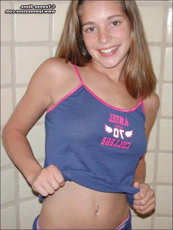 16P Tawnee Stone showing us her nice round boobs