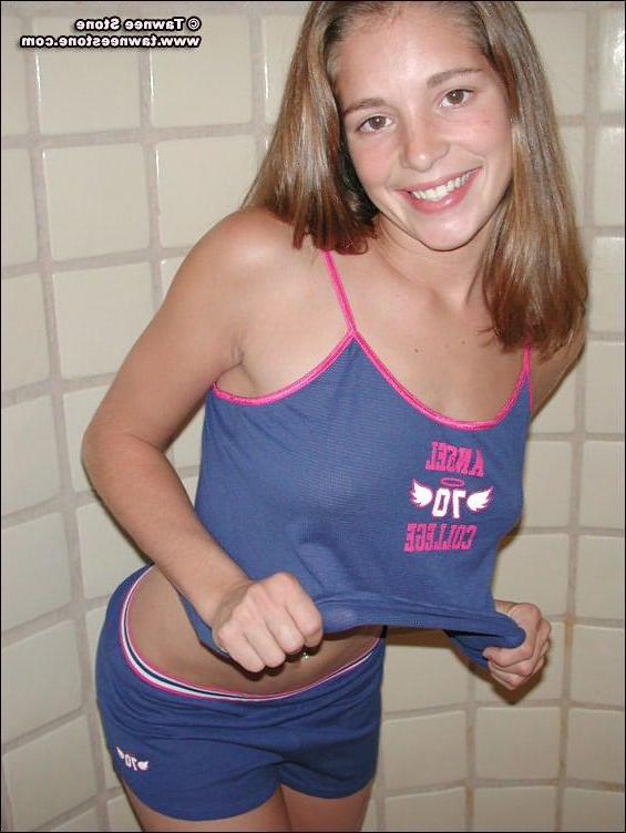 16P Tawnee Stone showing us her nice round boobs