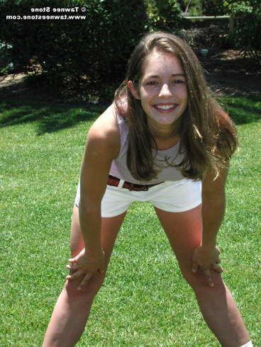 18P Tawnee gets naked outdoors