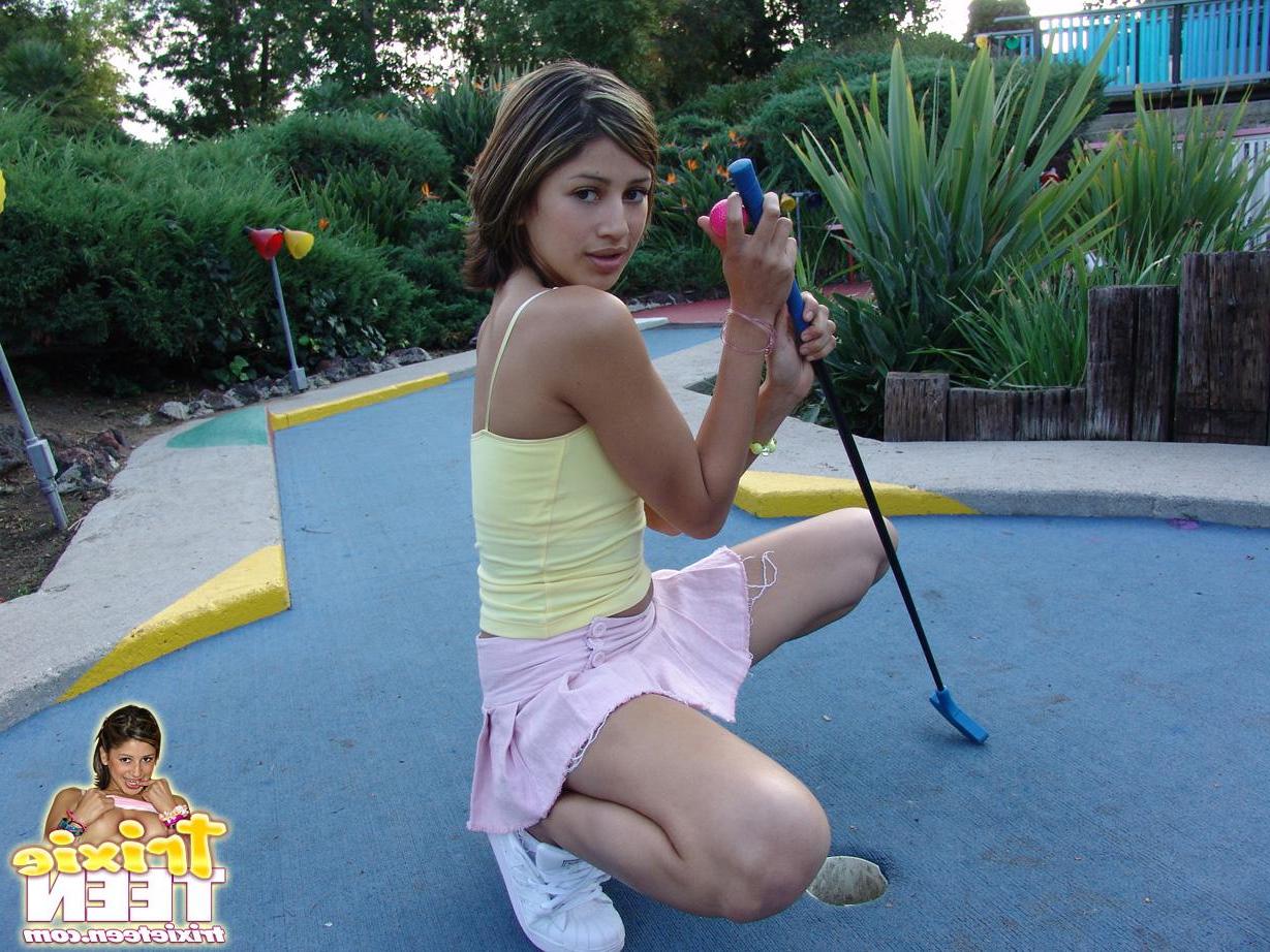14P Pictures of Trixie Teen being cute outside