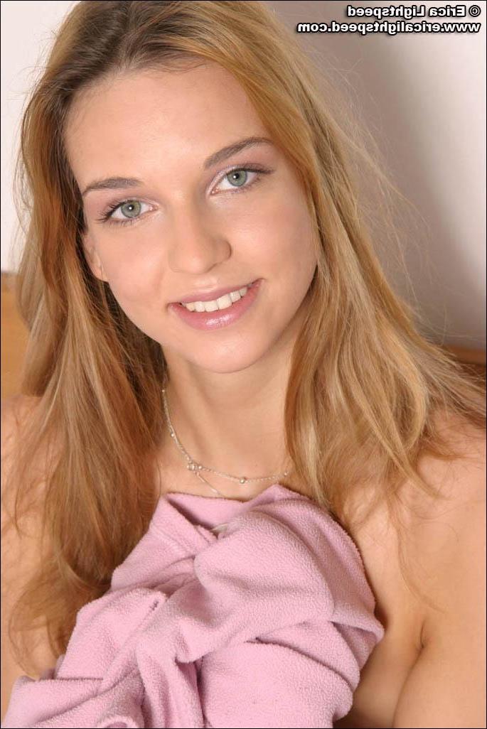 20P Pictures of Erica Lightspeed getting out of her pajamas