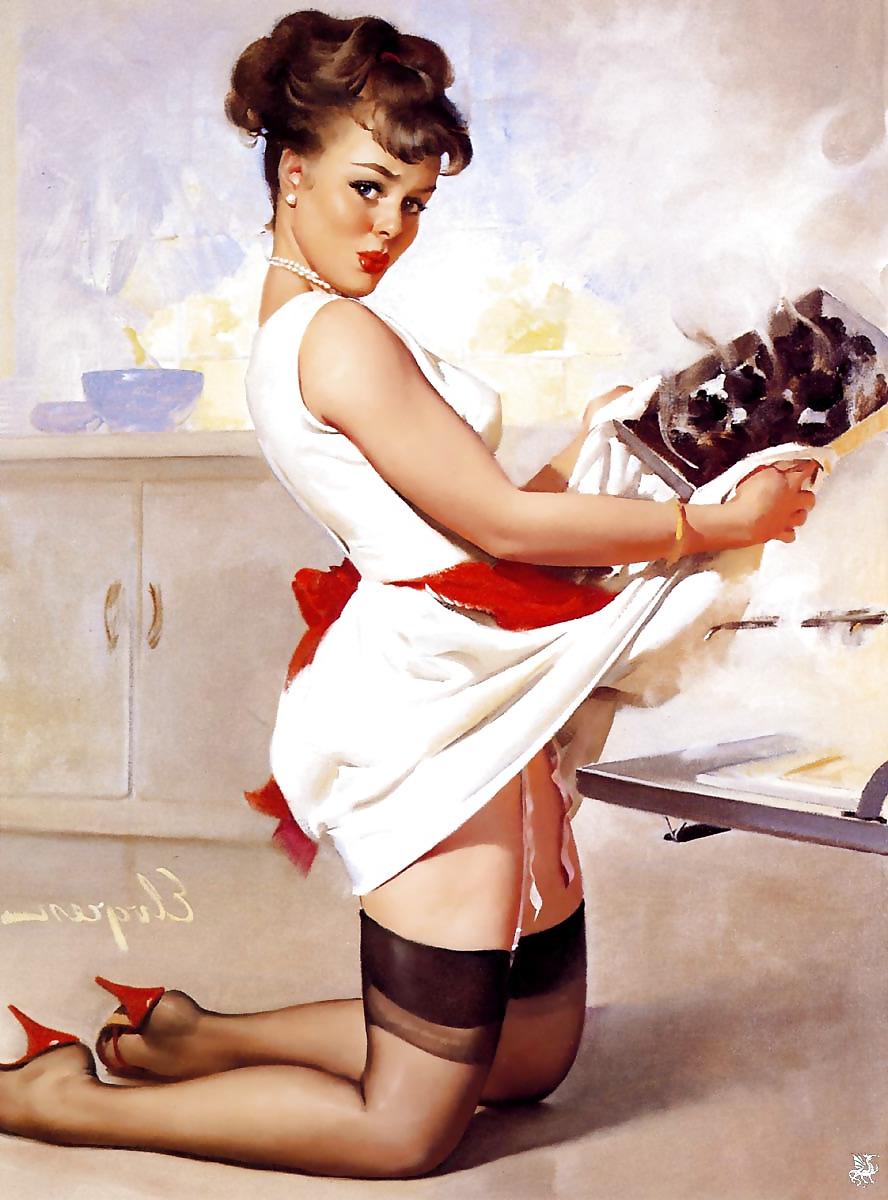 11P PIn Up Art
