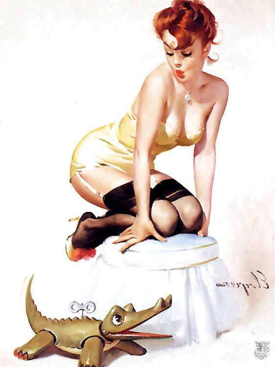 11P PIn Up Art