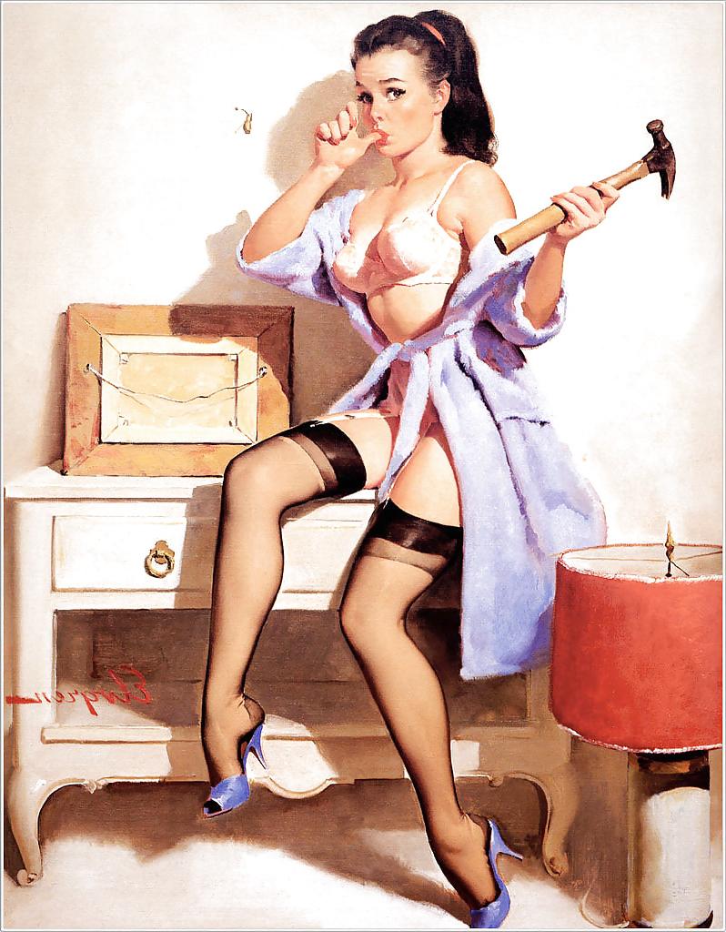 11P PIn Up Art