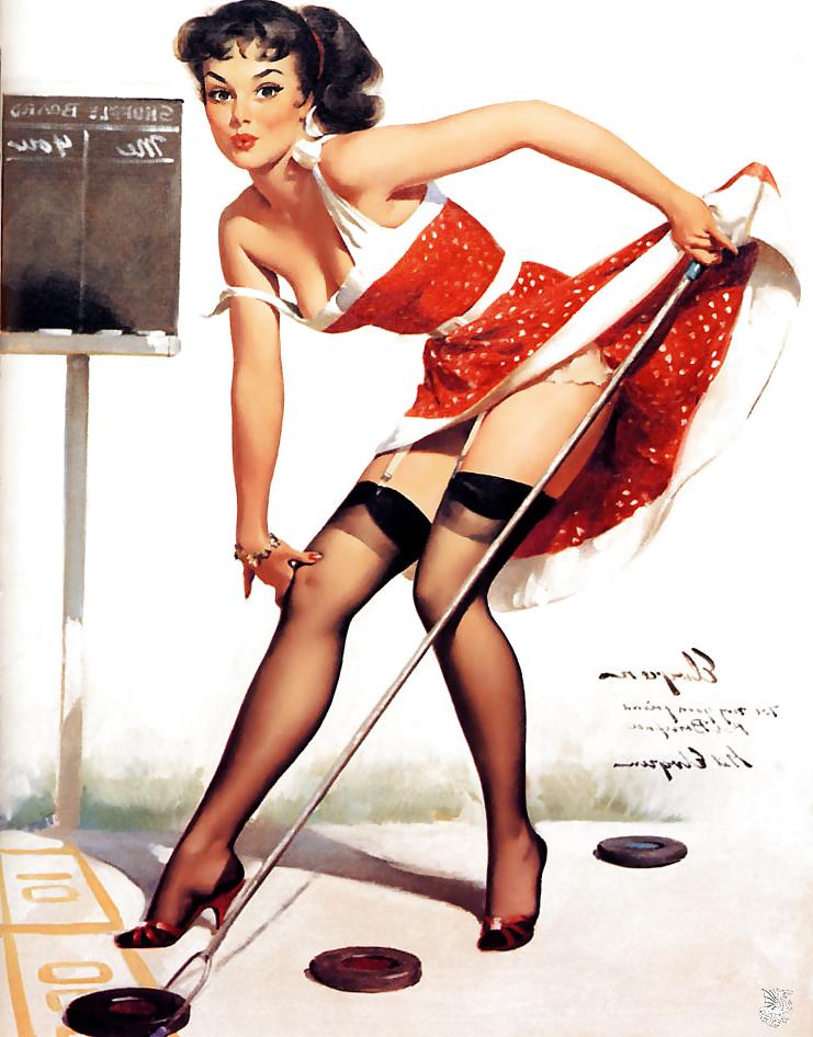 11P PIn Up Art