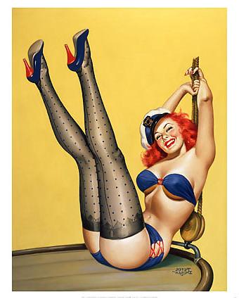11P PIn Up Art