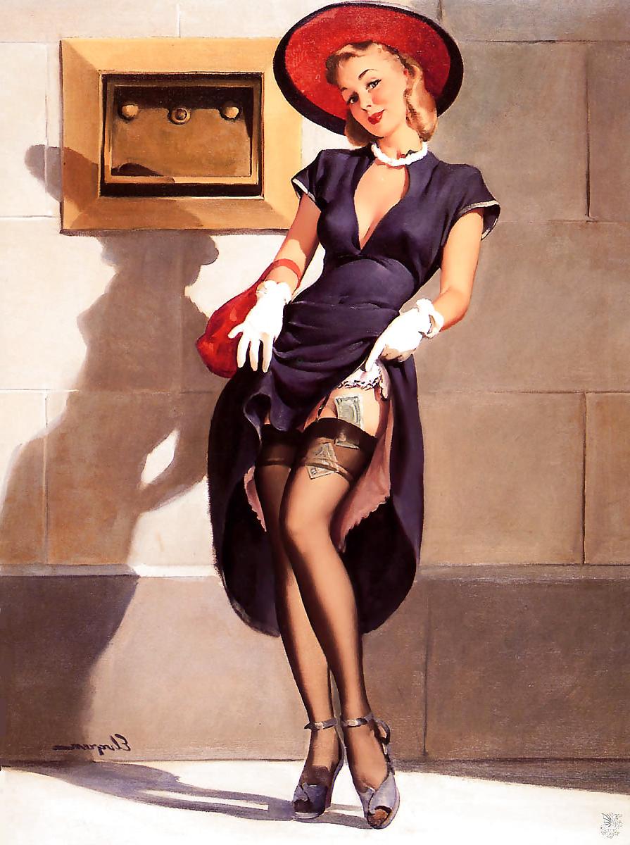 11P PIn Up Art
