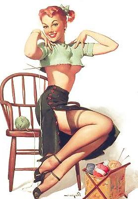 11P PIn Up Art