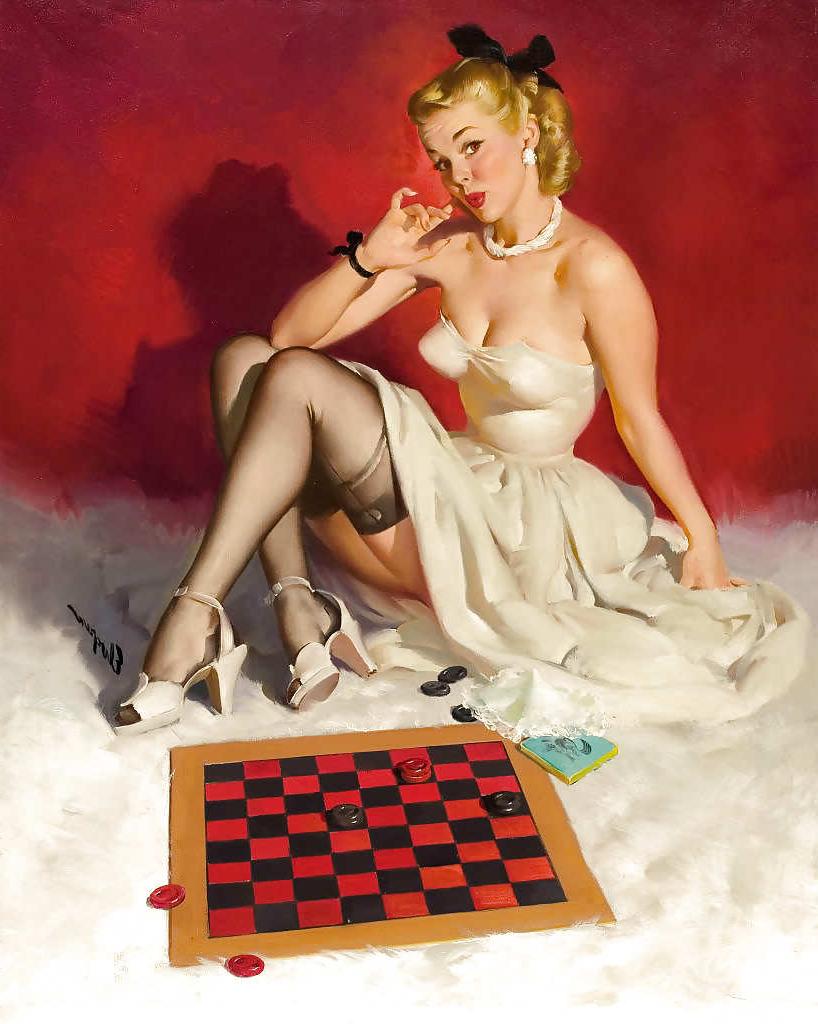 11P PIn Up Art