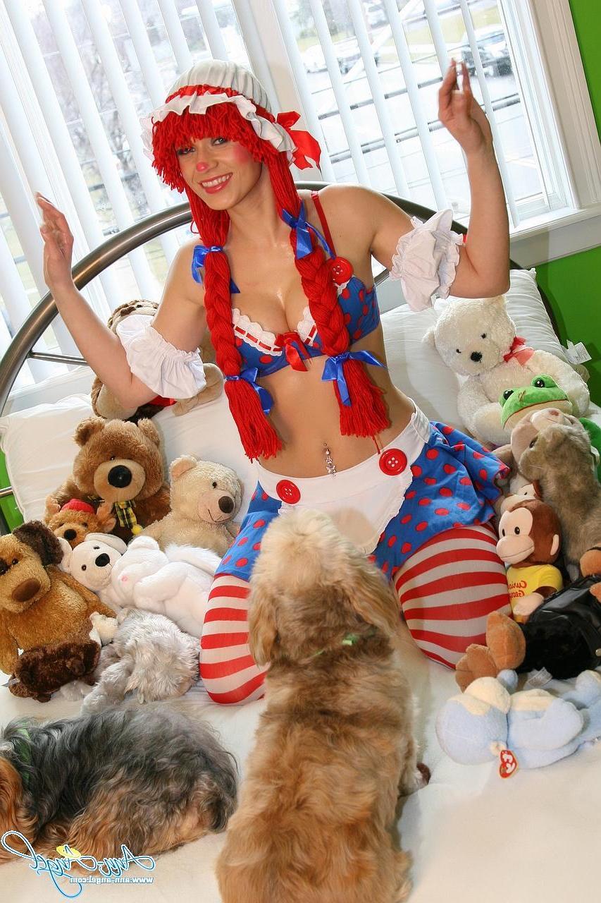 16P Ann Angel dresses up as Raggedy Ann and invites you to play
