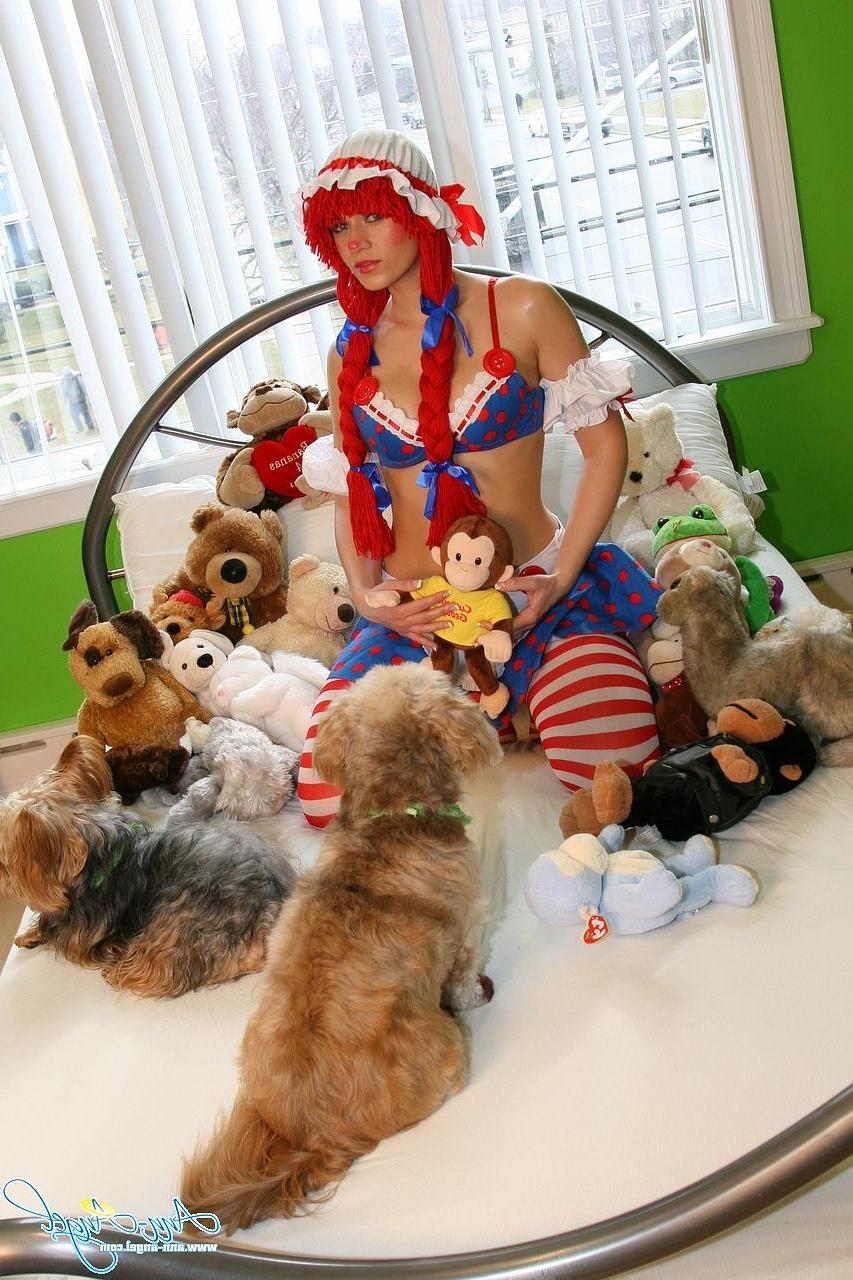 16P Ann Angel dresses up as Raggedy Ann and invites you to play