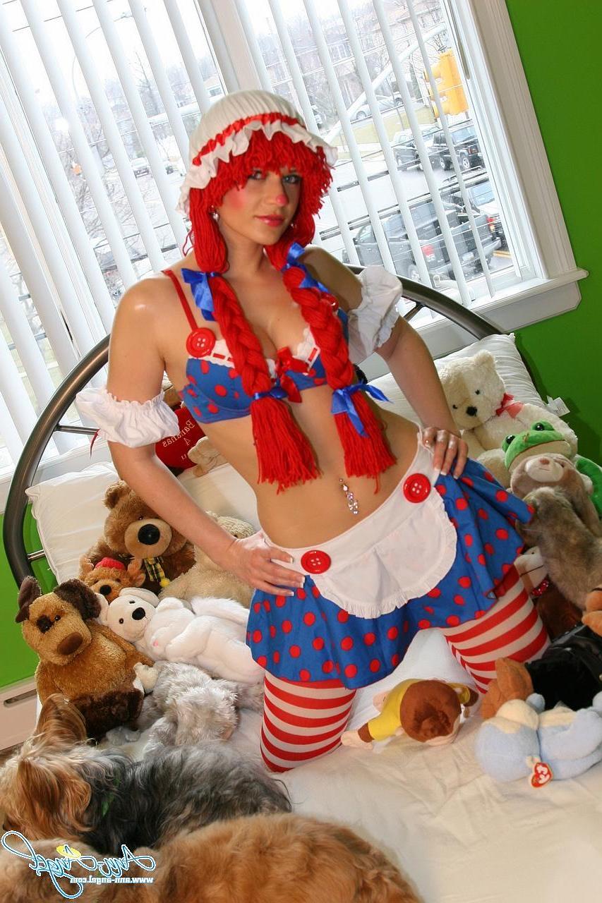 16P Ann Angel dresses up as Raggedy Ann and invites you to play
